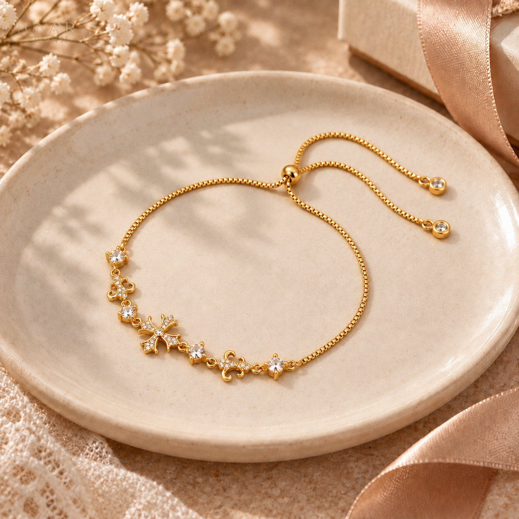 Sparkling Cross Bracelet