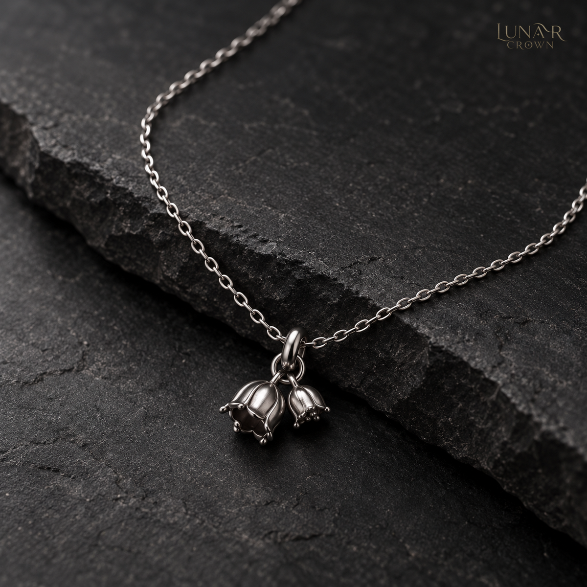 Double Flower Necklace