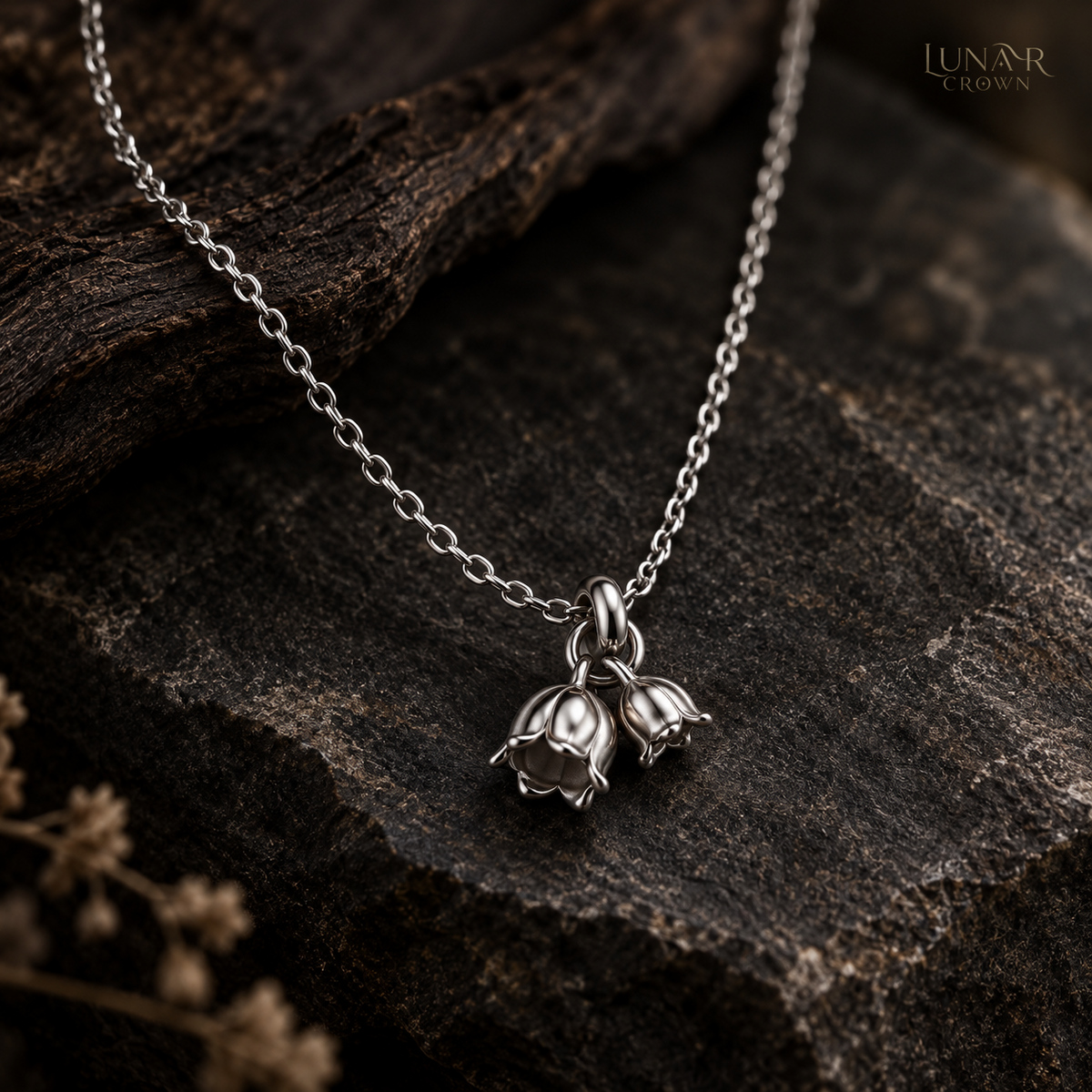 Double Flower Necklace