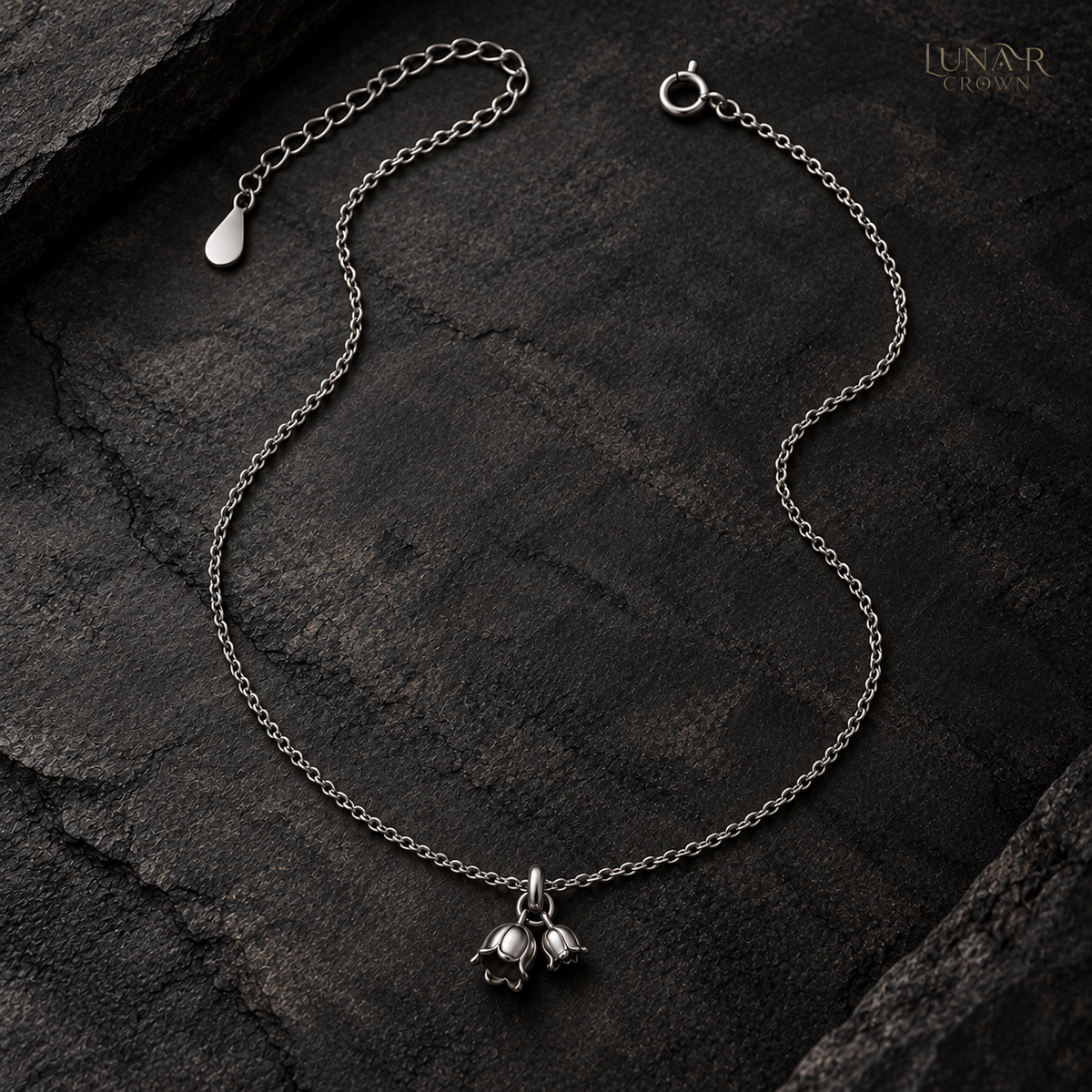 Double Flower Necklace