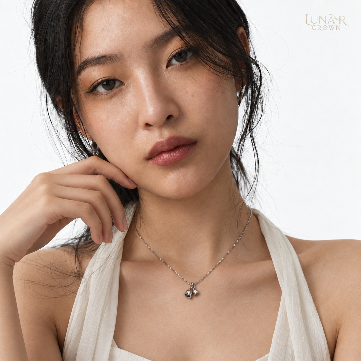 Double Flower Necklace