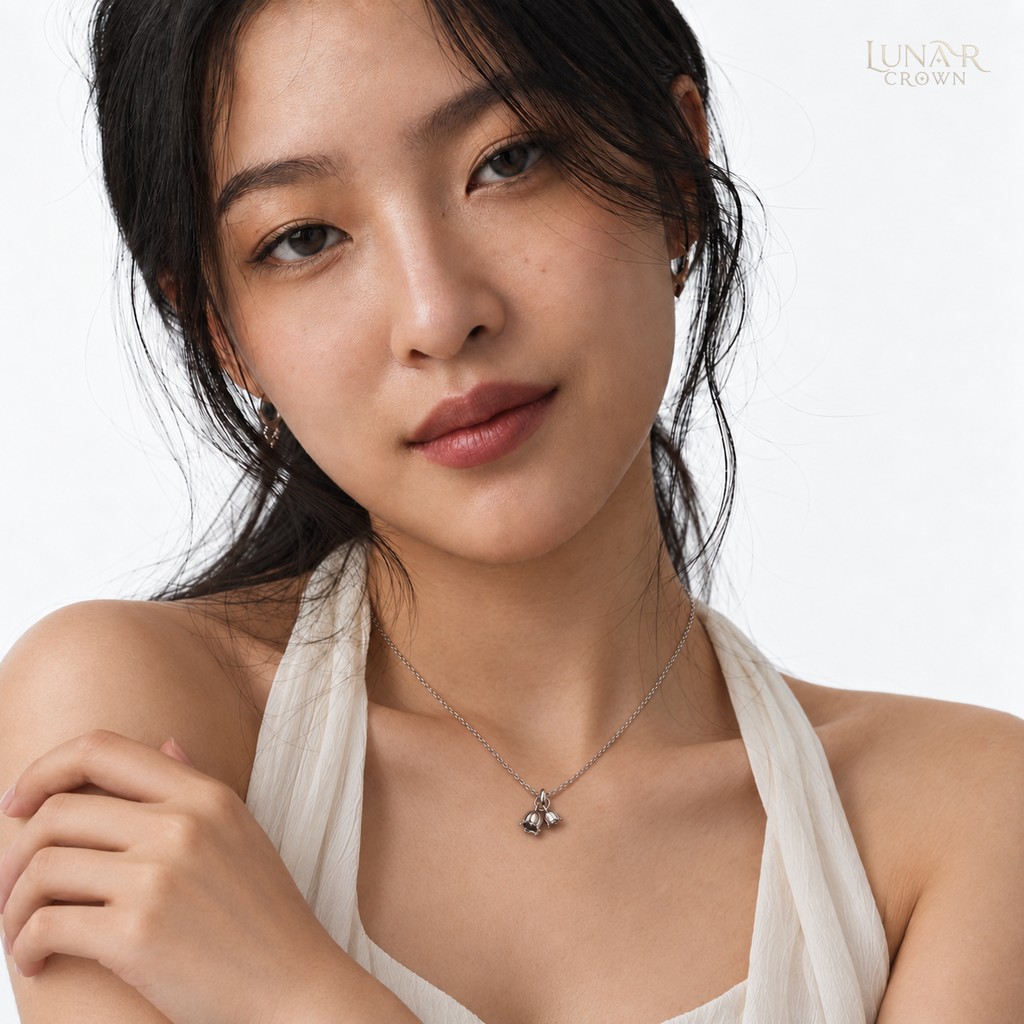 Double Flower Necklace