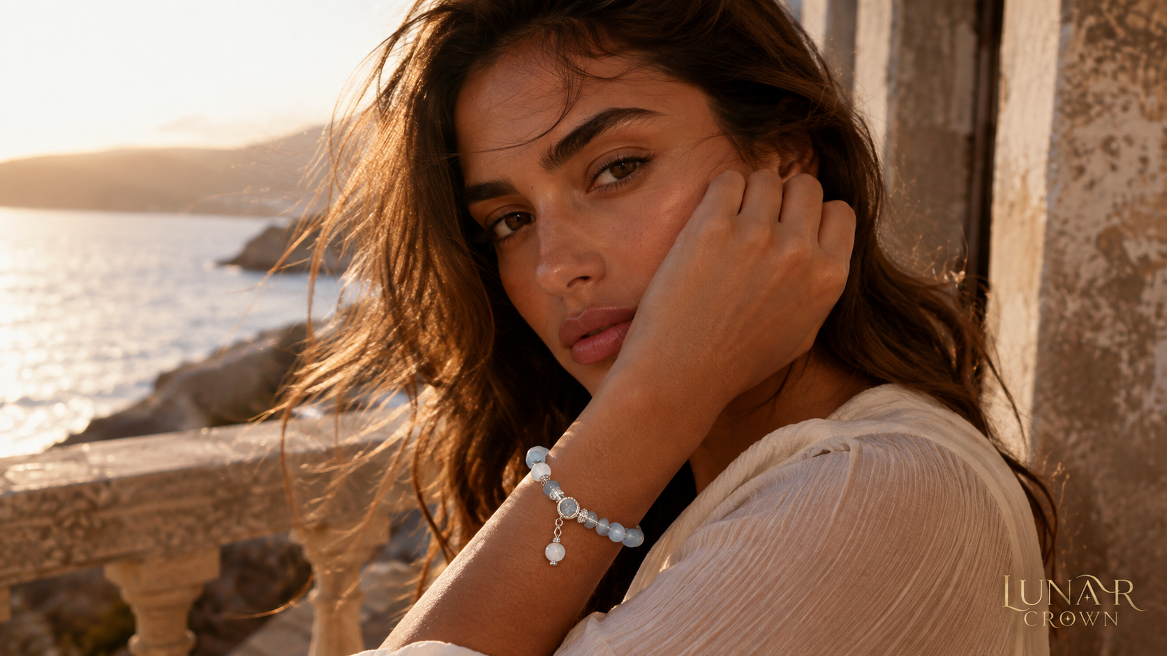 Jewelry in the warm light of the coast
